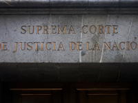 Outside the Supreme Court of Justice of the Nation in Mexico City, Mexico, on September 4, 2024, a work stoppage and closure of its faciliti...