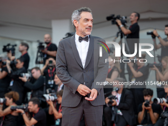 Director Todd Phillips attends the ''Joker: Folie a Deux'' red carpet during the 81st Venice International Film Festival at Sala Grande in V...