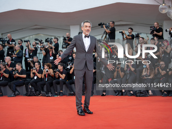 Director Todd Phillips attends the ''Joker: Folie a Deux'' red carpet during the 81st Venice International Film Festival at Sala Grande in V...