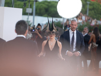 Lady Gaga attends the ''Joker: Folie a Deux'' red carpet during the 81st Venice International Film Festival at Sala Grande in Venice, Italy,...