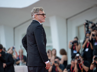 Joaquin Phoenix attends the ''Joker: Folie a Deux'' red carpet during the 81st Venice International Film Festival at Sala Grande in Venice,...