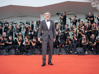 Director Todd Phillips attends the ''Joker: Folie a Deux'' red carpet during the 81st Venice International Film Festival at Sala Grande in V...