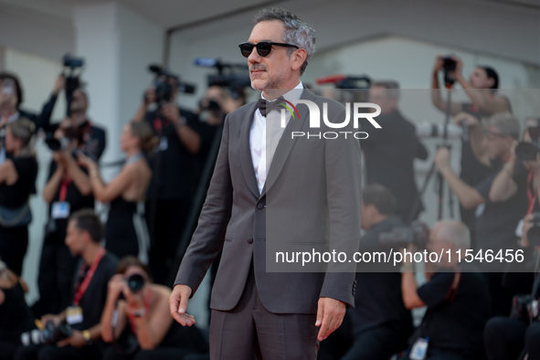 Director Todd Phillips attends the ''Joker: Folie a Deux'' red carpet during the 81st Venice International Film Festival at Sala Grande in V...