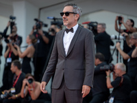 Director Todd Phillips attends the ''Joker: Folie a Deux'' red carpet during the 81st Venice International Film Festival at Sala Grande in V...