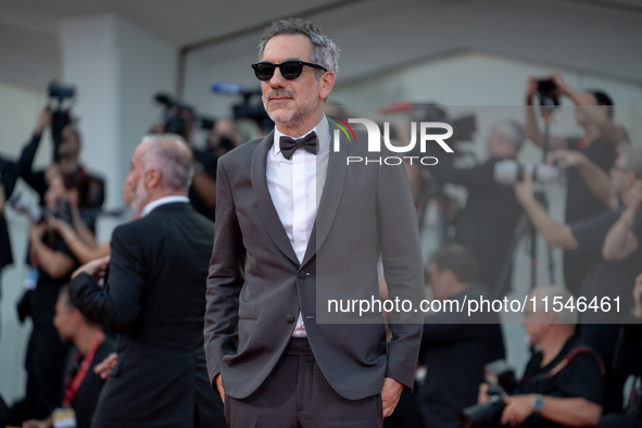 Director Todd Phillips attends the ''Joker: Folie a Deux'' red carpet during the 81st Venice International Film Festival at Sala Grande in V...