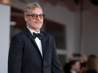 Joaquin Phoenix attends the ''Joker: Folie a Deux'' red carpet during the 81st Venice International Film Festival at Sala Grande in Venice,...