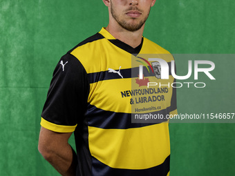 Dean Campbell of Barrow during the Barrow AFC Photocall at Holker Street in Barrow-in-Furness, on September 4, 2024. (