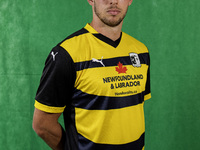 Dean Campbell of Barrow during the Barrow AFC Photocall at Holker Street in Barrow-in-Furness, on September 4, 2024. (