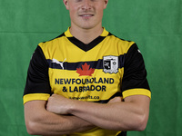 Robbie Gotts of Barrow during the Barrow AFC Photocall at Holker Street in Barrow-in-Furness, England, on September 4, 2024. (