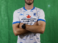 Sam Foley of Barrow during the Barrow AFC Photocall at Holker Street in Barrow-in-Furness, on September 4, 2024. (