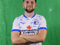 Ben Jackson of Barrow during the Barrow AFC Photocall at Holker Street in Barrow-in-Furness, on September 4, 2024. (