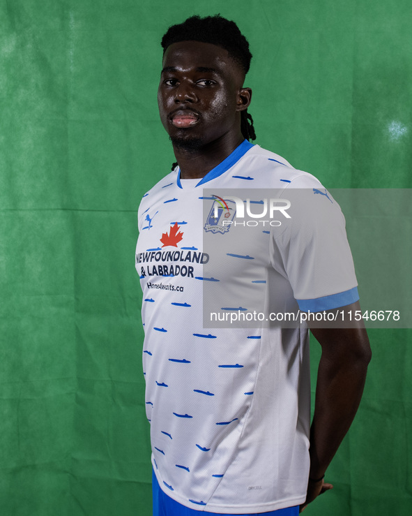 During the Barrow AFC photocall at Holker Street in Barrow-in-Furness, on September 4, 2024. 