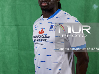 During the Barrow AFC photocall at Holker Street in Barrow-in-Furness, on September 4, 2024. (