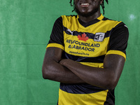 Katia Kouyate of Barrow during the Barrow AFC Photocall at Holker Street in Barrow-in-Furness, on September 4, 2024. (