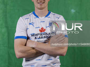 Barrow's Ged Garner during the Barrow AFC Photocall at Holker Street in Barrow-in-Furness, United Kingdom, on September 4, 2024. (