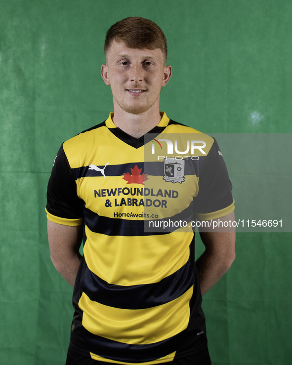 Barrow's Ged Garner during the Barrow AFC Photocall at Holker Street in Barrow-in-Furness, United Kingdom, on September 4, 2024. 