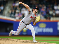 Boston Red Sox pitcher Justin Slaten #63 throws during the seventh inning of the baseball game against the New York Mets at Citi Field in Co...