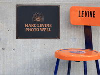 The New York Mets pay tribute to their long-time photographer Marc Levine by renaming the photo well in his honor before the baseball game a...