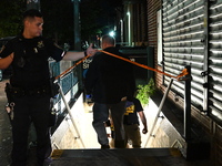 A 47-year-old male is shot in the head and killed at the Rockaway Avenue C Train Station on Fulton Street and Thomas S Boyland Street in Bro...