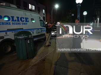 A 47-year-old male is shot in the head and killed at the Rockaway Avenue C Train Station on Fulton Street and Thomas S Boyland Street in Bro...