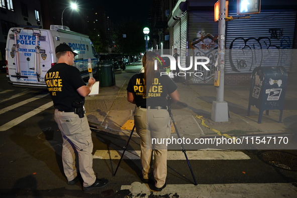 A 47-year-old male is shot in the head and killed at the Rockaway Avenue C Train Station on Fulton Street and Thomas S Boyland Street in Bro...