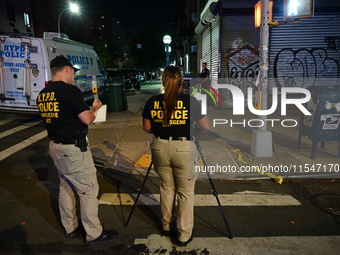 A 47-year-old male is shot in the head and killed at the Rockaway Avenue C Train Station on Fulton Street and Thomas S Boyland Street in Bro...