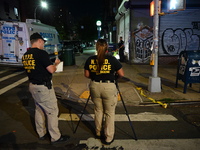 A 47-year-old male is shot in the head and killed at the Rockaway Avenue C Train Station on Fulton Street and Thomas S Boyland Street in Bro...