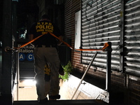 A 47-year-old male is shot in the head and killed at the Rockaway Avenue C Train Station on Fulton Street and Thomas S Boyland Street in Bro...