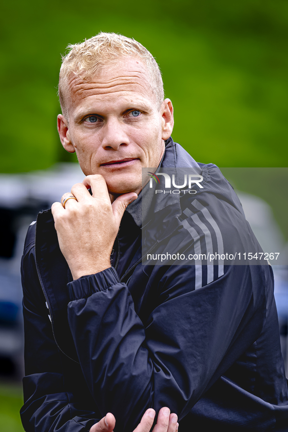 SC Schalke 04 trainer Karel Geraerts during the match Schalke 04 - NAC (friendly) at the Parkstadium for the Dutch Eredivisie season 2024-20...