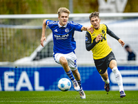 SC Schalke 04 player Martin Wasinski and NAC player Roy Kuijpers during the match Schalke 04 vs. NAC (friendly) at the Parkstadium for the D...