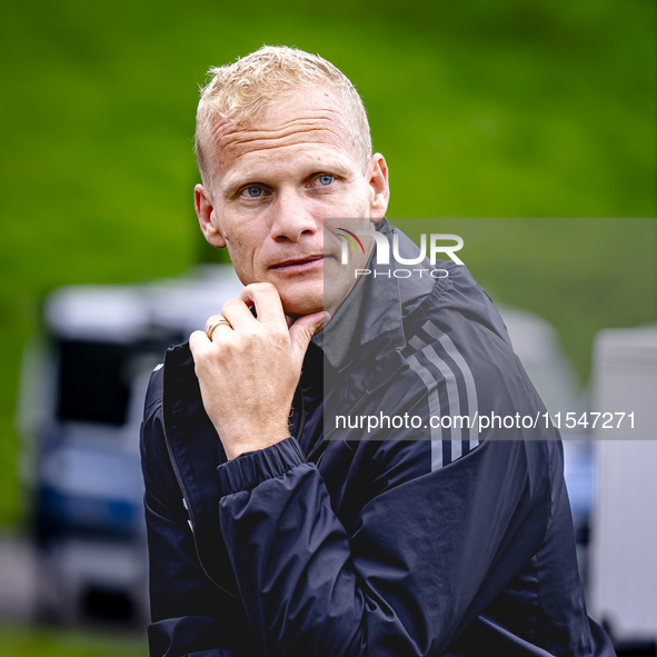 SC Schalke 04 trainer Karel Geraerts during the match Schalke 04 - NAC (friendly) at the Parkstadium for the Dutch Eredivisie season 2024-20...