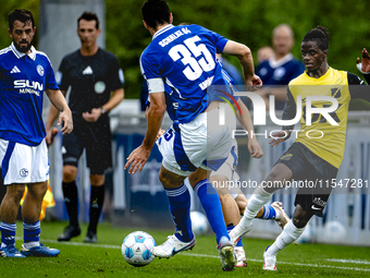 NAC player Sana Fernandes during the match Schalke 04 - NAC (friendly) at the Parkstadium for the Dutch Eredivisie season 2024-2025 in Gelse...