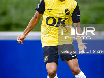 NAC player Adam Kaied during the match between Schalke 04 and NAC (friendly) at the Parkstadium for the Dutch Eredivisie season 2024-2025 in...