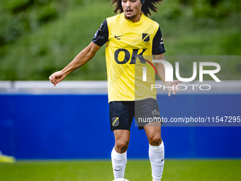 NAC player Adam Kaied during the match between Schalke 04 and NAC (friendly) at the Parkstadium for the Dutch Eredivisie season 2024-2025 in...