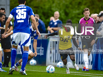 NAC player Sana Fernandes during the match Schalke 04 - NAC (friendly) at the Parkstadium for the Dutch Eredivisie season 2024-2025 in Gelse...