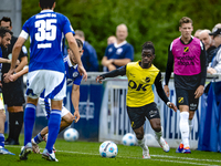 NAC player Sana Fernandes during the match Schalke 04 - NAC (friendly) at the Parkstadium for the Dutch Eredivisie season 2024-2025 in Gelse...