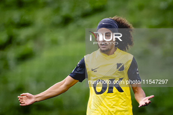 NAC player Adam Kaied during the match between Schalke 04 and NAC (friendly) at the Parkstadium for the Dutch Eredivisie season 2024-2025 in...