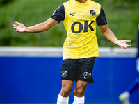 NAC player Adam Kaied during the match between Schalke 04 and NAC (friendly) at the Parkstadium for the Dutch Eredivisie season 2024-2025 in...