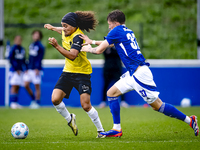 NAC player Adam Kaied and SC Schalke 04 player Max Gruger during the match Schalke 04 vs. NAC (friendly) at the Parkstadium for the Dutch Er...