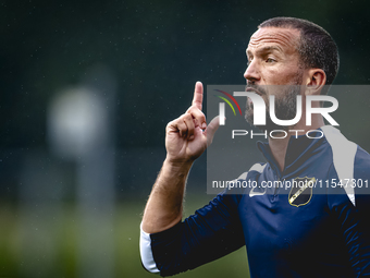 Physical trainer of NAC Niek Ripson during the match Schalke 04 - NAC (friendly) at the Parkstadium for the Dutch Eredivisie season 2024-202...