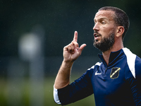 Physical trainer of NAC Niek Ripson during the match Schalke 04 - NAC (friendly) at the Parkstadium for the Dutch Eredivisie season 2024-202...