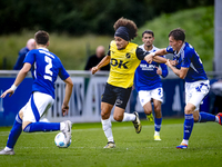 NAC player Adam Kaied and SC Schalke 04 player Max Gruger during the match Schalke 04 vs. NAC (friendly) at the Parkstadium for the Dutch Er...