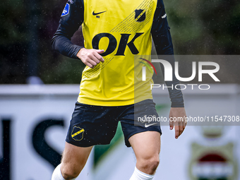 NAC player Lars Mol during the match Schalke 04 vs. NAC (friendly) at the Parkstadium for the Dutch Eredivisie season 2024-2025 in Gelsenkir...