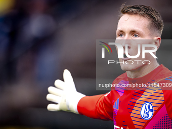 SC Schalke 04 goalkeeper Ron Thorben Hoffmann during the match Schalke 04 vs. NAC (friendly) at the Parkstadium in Gelsenkirchen, Germany, o...