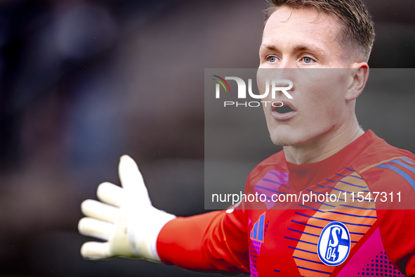 SC Schalke 04 goalkeeper Ron Thorben Hoffmann during the match Schalke 04 vs. NAC (friendly) at the Parkstadium in Gelsenkirchen, Germany, o...