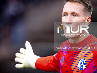 SC Schalke 04 goalkeeper Ron Thorben Hoffmann during the match Schalke 04 vs. NAC (friendly) at the Parkstadium in Gelsenkirchen, Germany, o...