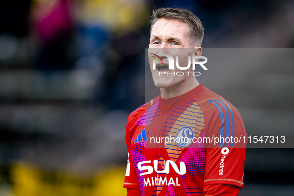 SC Schalke 04 goalkeeper Ron Thorben Hoffmann during the match Schalke 04 vs. NAC (friendly) at the Parkstadium in Gelsenkirchen, Germany, o...