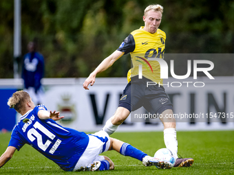 SC Schalke 04 player Martin Wasinski and NAC player Casper Staring during the match Schalke 04 vs. NAC (friendly) at the Parkstadium for the...