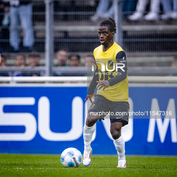 NAC player Sana Fernandes during the match Schalke 04 - NAC (friendly) at the Parkstadium for the Dutch Eredivisie season 2024-2025 in Gelse...