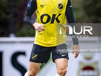 NAC player Lars Mol during the match Schalke 04 vs. NAC (friendly) at the Parkstadium for the Dutch Eredivisie season 2024-2025 in Gelsenkir...